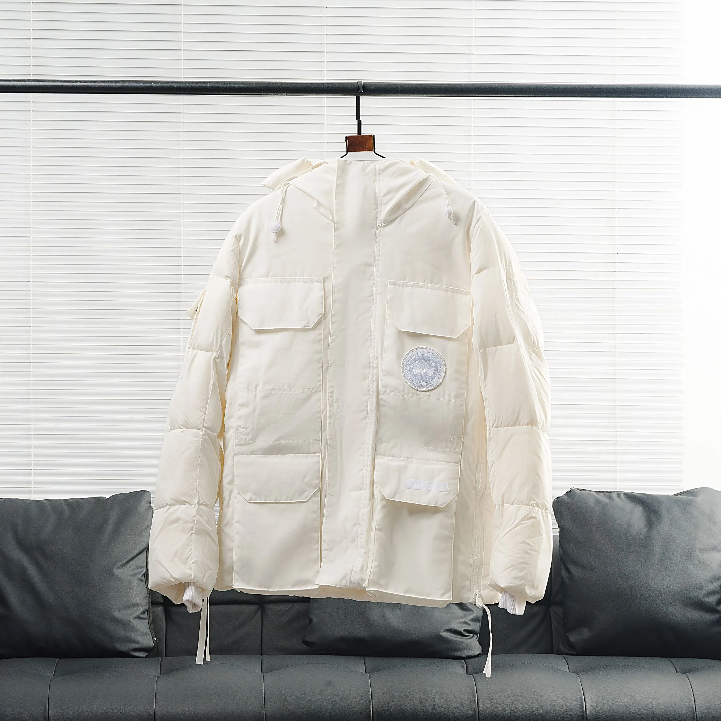 P1160 2058MW Paradigm Expedition Parka-WD Men's Pure White Size: XS S M L XL XXL.
